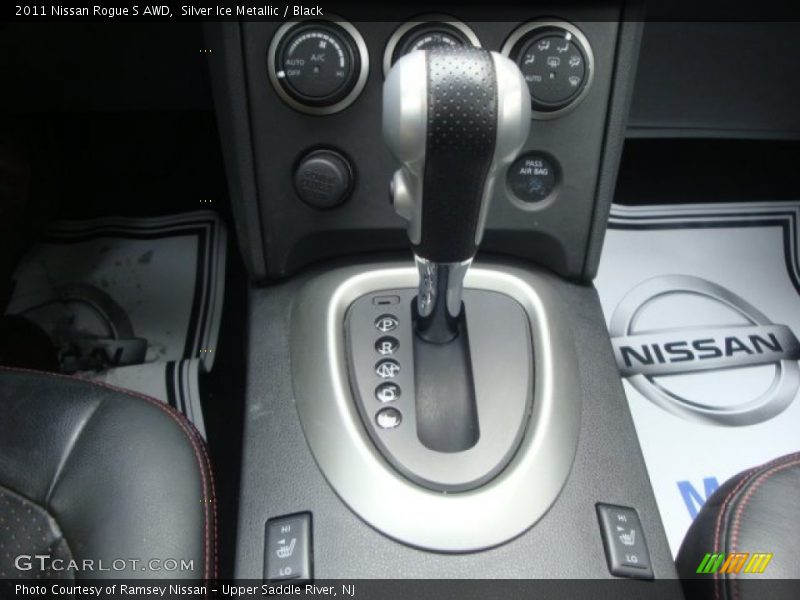 Silver Ice Metallic / Black 2011 Nissan Rogue S AWD