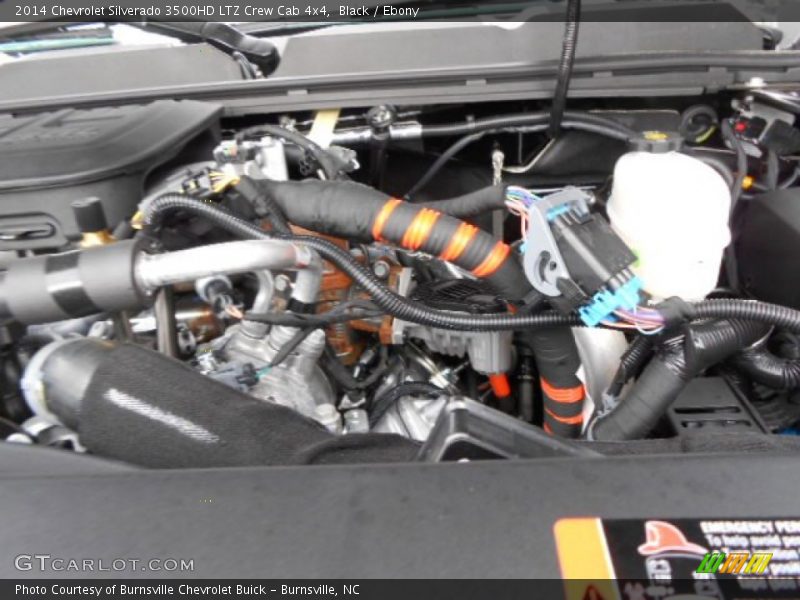 Black / Ebony 2014 Chevrolet Silverado 3500HD LTZ Crew Cab 4x4