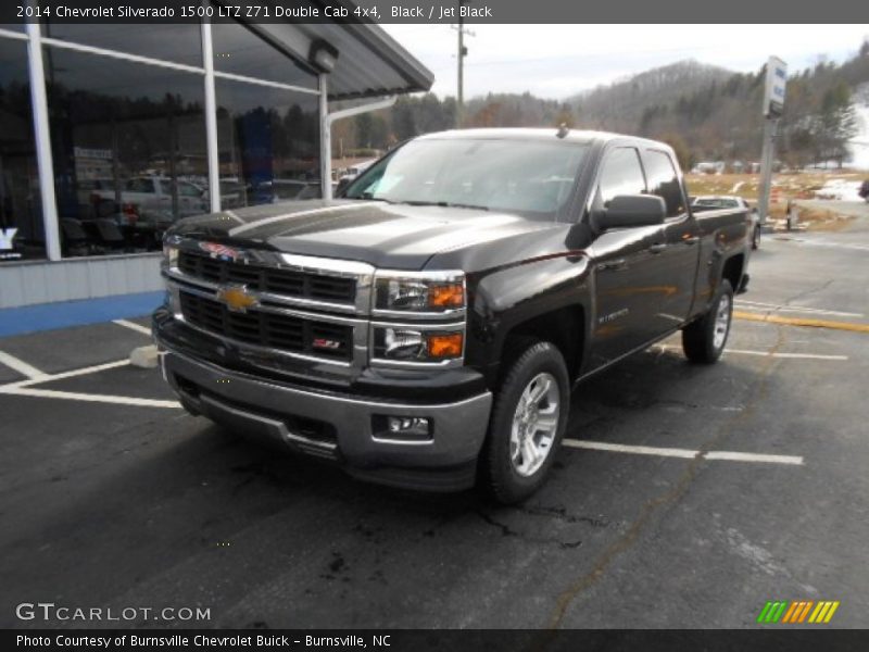 Black / Jet Black 2014 Chevrolet Silverado 1500 LTZ Z71 Double Cab 4x4