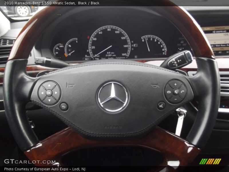 Black / Black 2010 Mercedes-Benz S 550 4Matic Sedan