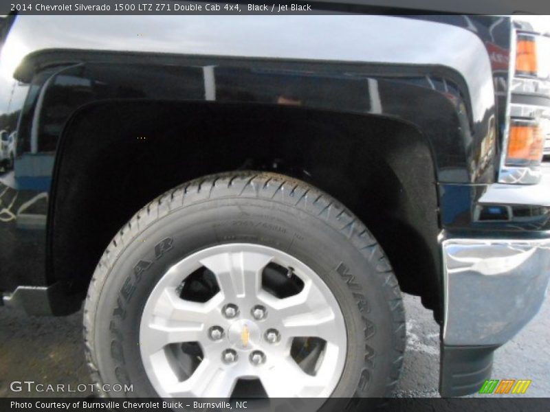 Black / Jet Black 2014 Chevrolet Silverado 1500 LTZ Z71 Double Cab 4x4