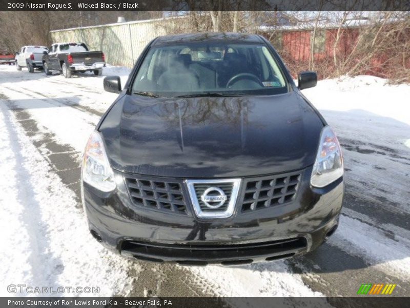 Wicked Black / Black 2009 Nissan Rogue S