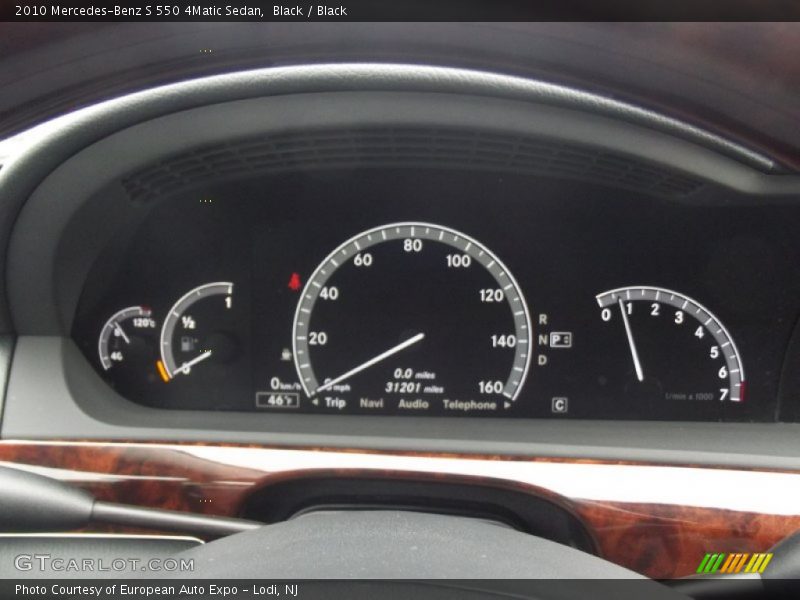 Black / Black 2010 Mercedes-Benz S 550 4Matic Sedan