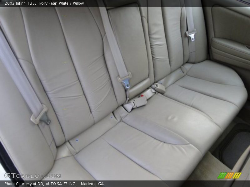 Ivory Pearl White / Willow 2003 Infiniti I 35