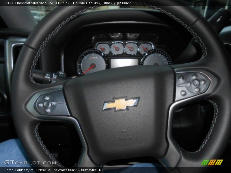 Black / Jet Black 2014 Chevrolet Silverado 1500 LTZ Z71 Double Cab 4x4