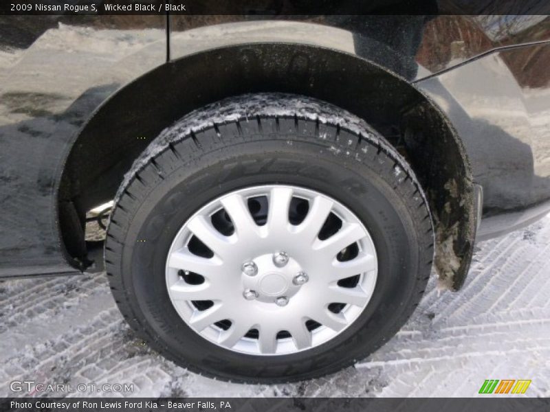 Wicked Black / Black 2009 Nissan Rogue S
