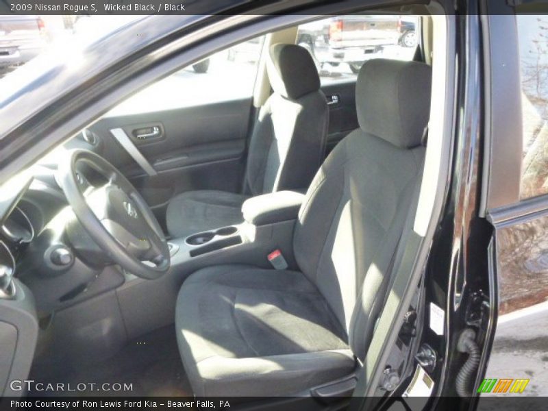 Wicked Black / Black 2009 Nissan Rogue S