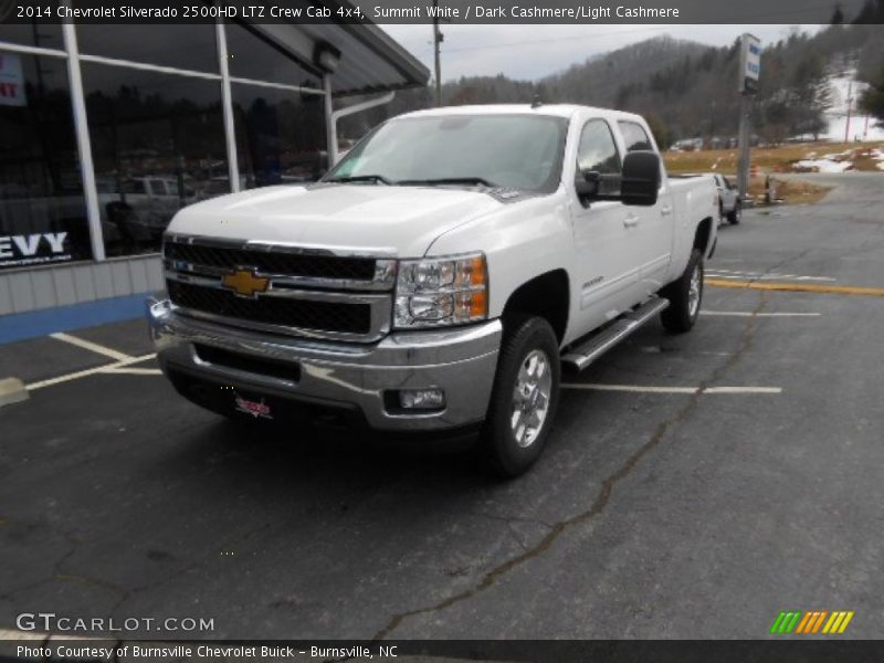 Summit White / Dark Cashmere/Light Cashmere 2014 Chevrolet Silverado 2500HD LTZ Crew Cab 4x4