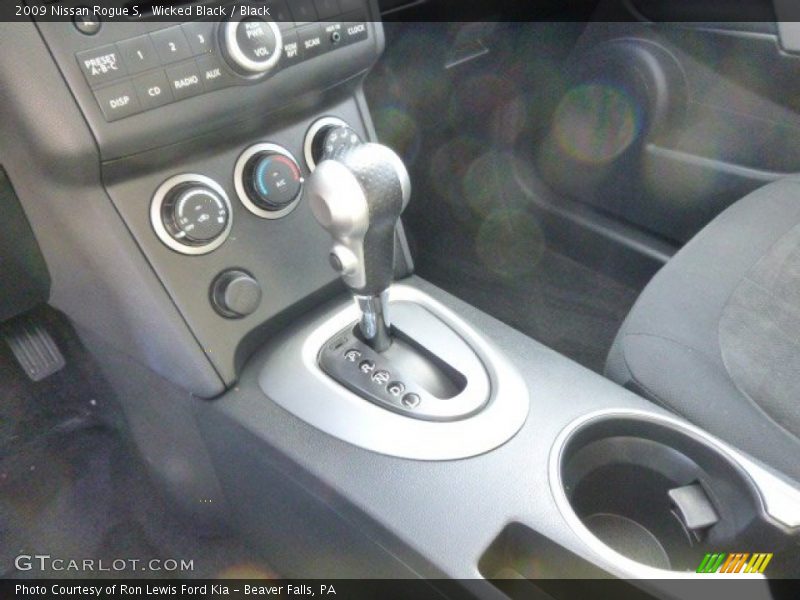 Wicked Black / Black 2009 Nissan Rogue S