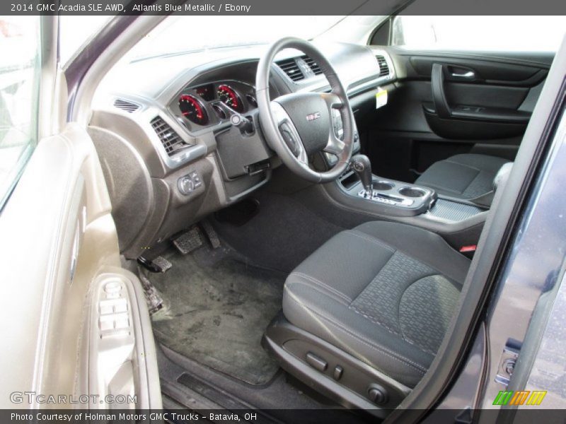 Atlantis Blue Metallic / Ebony 2014 GMC Acadia SLE AWD