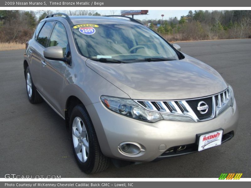 Tinted Bronze Metallic / Beige 2009 Nissan Murano S