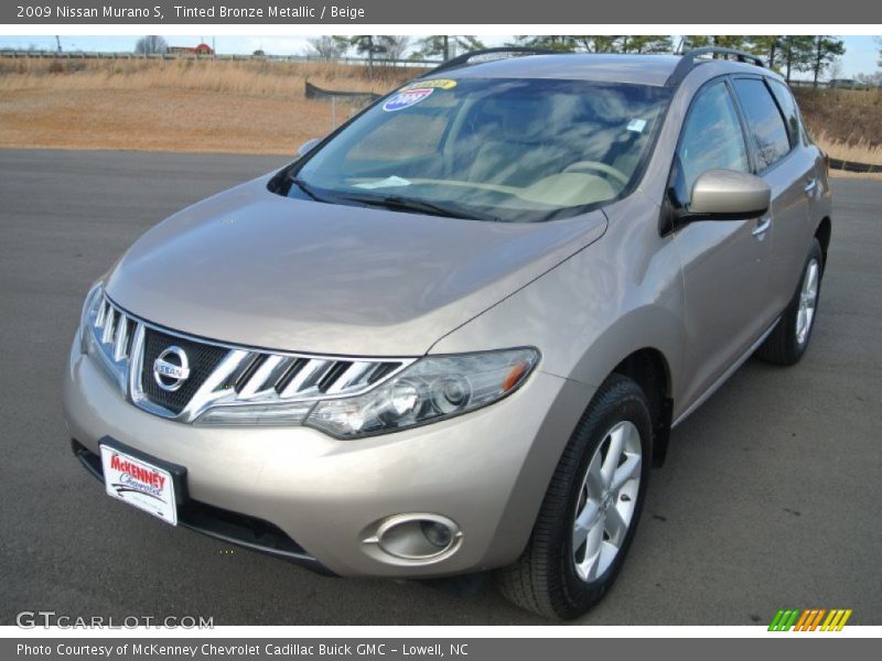 Tinted Bronze Metallic / Beige 2009 Nissan Murano S
