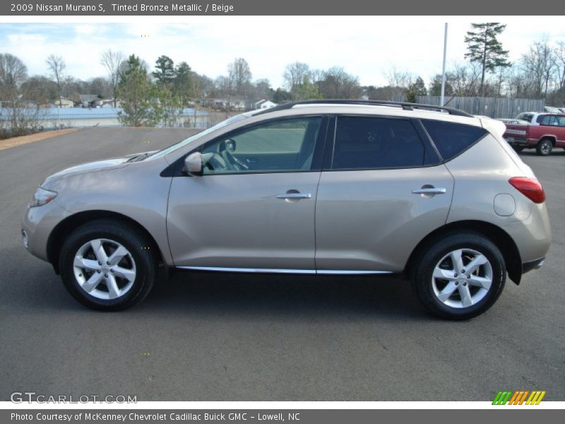 Tinted Bronze Metallic / Beige 2009 Nissan Murano S