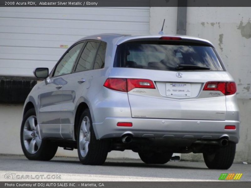 Alabaster Silver Metallic / Ebony 2008 Acura RDX