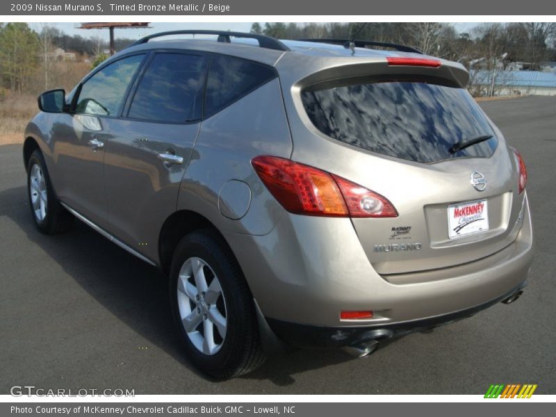 Tinted Bronze Metallic / Beige 2009 Nissan Murano S