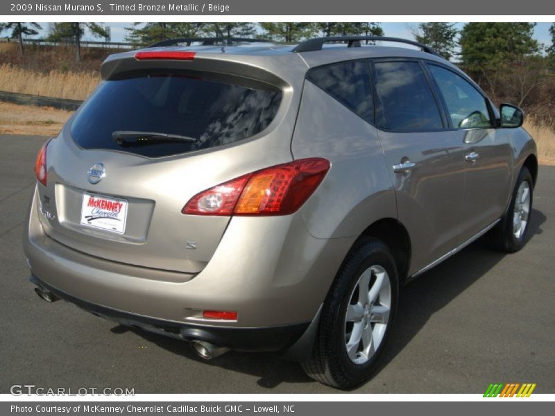 Tinted Bronze Metallic / Beige 2009 Nissan Murano S