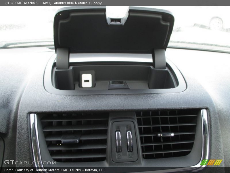 Atlantis Blue Metallic / Ebony 2014 GMC Acadia SLE AWD