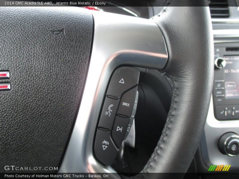 Atlantis Blue Metallic / Ebony 2014 GMC Acadia SLE AWD