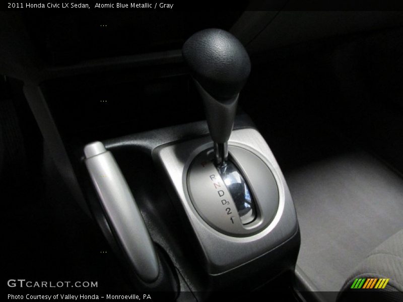 Atomic Blue Metallic / Gray 2011 Honda Civic LX Sedan