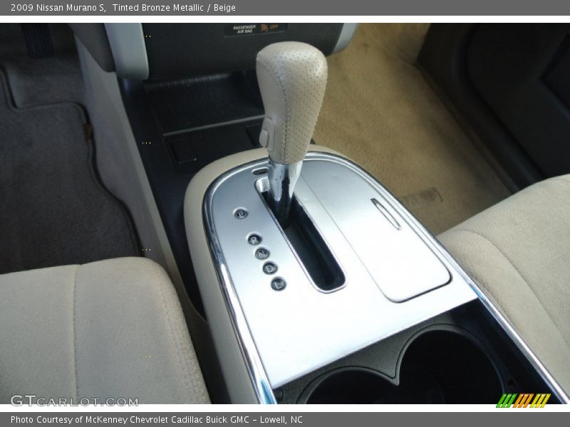 Tinted Bronze Metallic / Beige 2009 Nissan Murano S