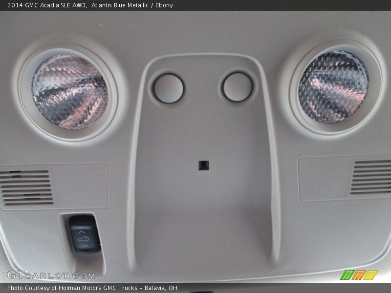 Atlantis Blue Metallic / Ebony 2014 GMC Acadia SLE AWD