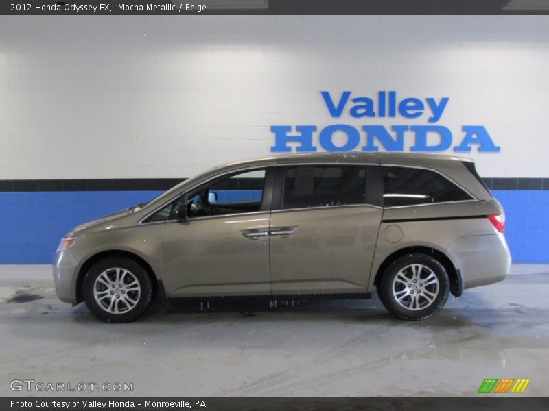 Mocha Metallic / Beige 2012 Honda Odyssey EX