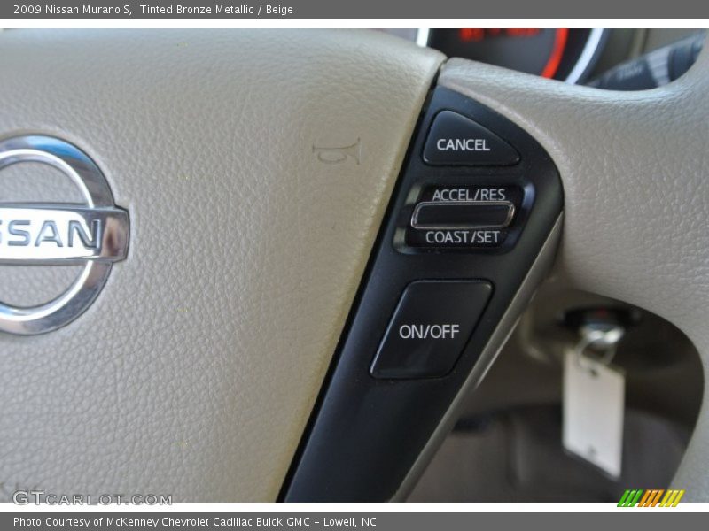 Tinted Bronze Metallic / Beige 2009 Nissan Murano S