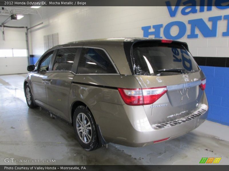 Mocha Metallic / Beige 2012 Honda Odyssey EX
