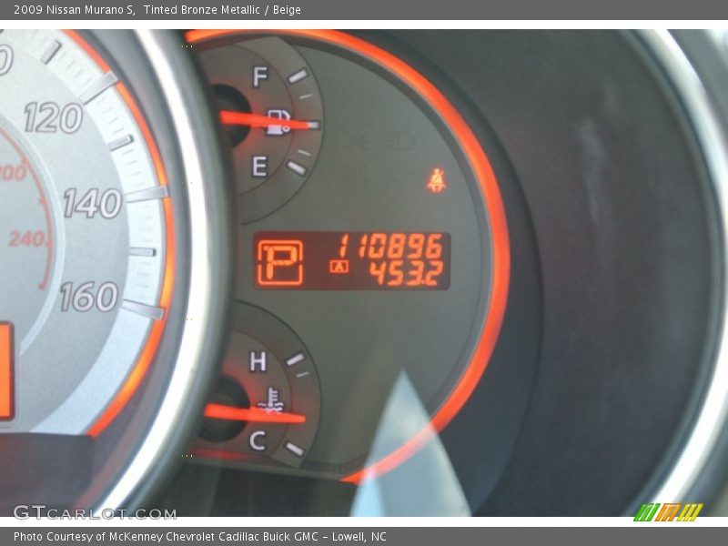 Tinted Bronze Metallic / Beige 2009 Nissan Murano S