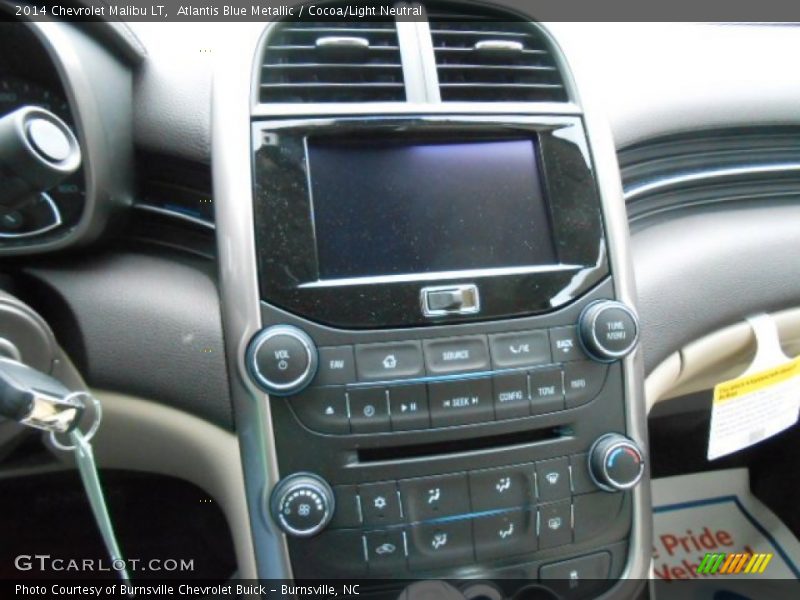 Atlantis Blue Metallic / Cocoa/Light Neutral 2014 Chevrolet Malibu LT