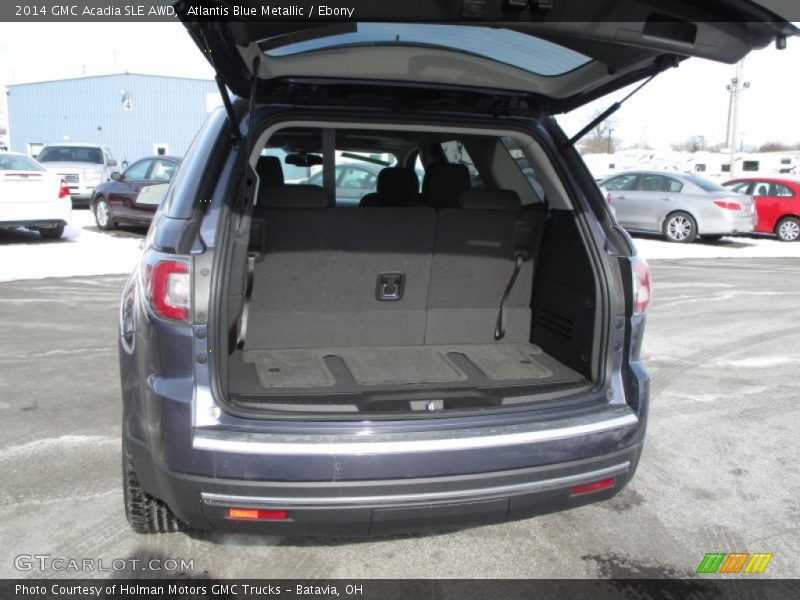 Atlantis Blue Metallic / Ebony 2014 GMC Acadia SLE AWD