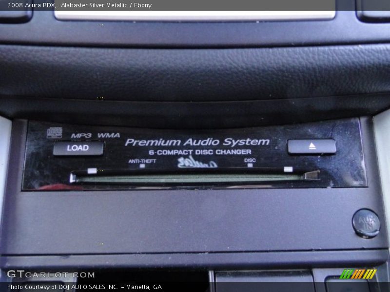 Alabaster Silver Metallic / Ebony 2008 Acura RDX
