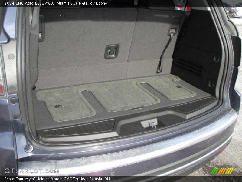 Atlantis Blue Metallic / Ebony 2014 GMC Acadia SLE AWD