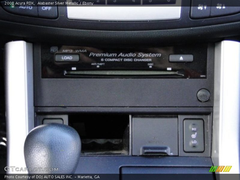 Alabaster Silver Metallic / Ebony 2008 Acura RDX