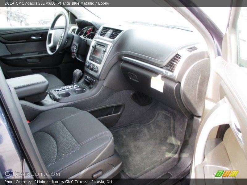 Atlantis Blue Metallic / Ebony 2014 GMC Acadia SLE AWD