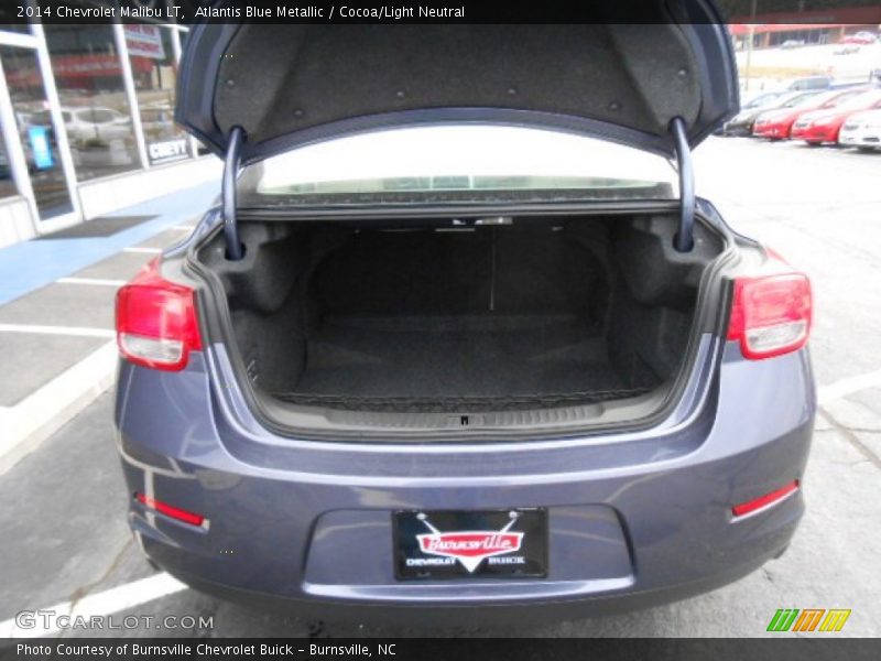 Atlantis Blue Metallic / Cocoa/Light Neutral 2014 Chevrolet Malibu LT