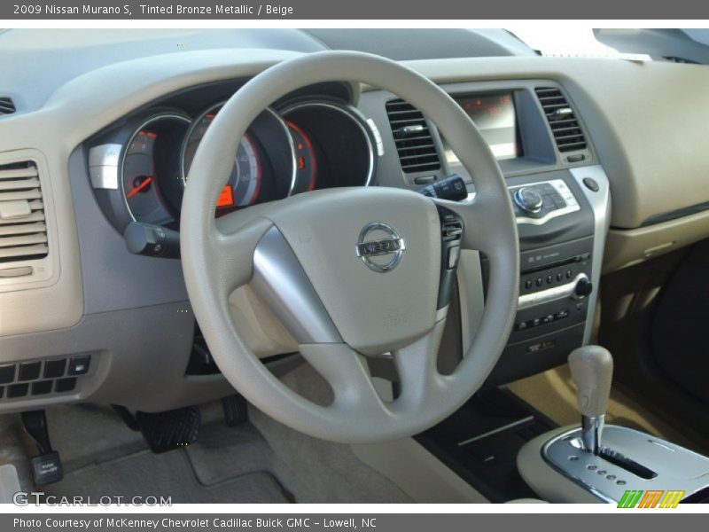 Tinted Bronze Metallic / Beige 2009 Nissan Murano S
