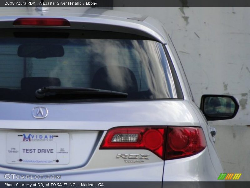 Alabaster Silver Metallic / Ebony 2008 Acura RDX