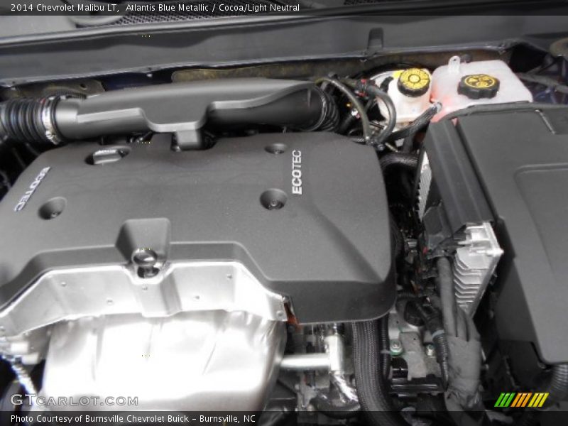 Atlantis Blue Metallic / Cocoa/Light Neutral 2014 Chevrolet Malibu LT