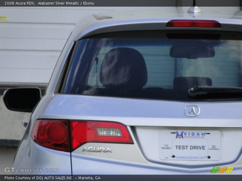Alabaster Silver Metallic / Ebony 2008 Acura RDX