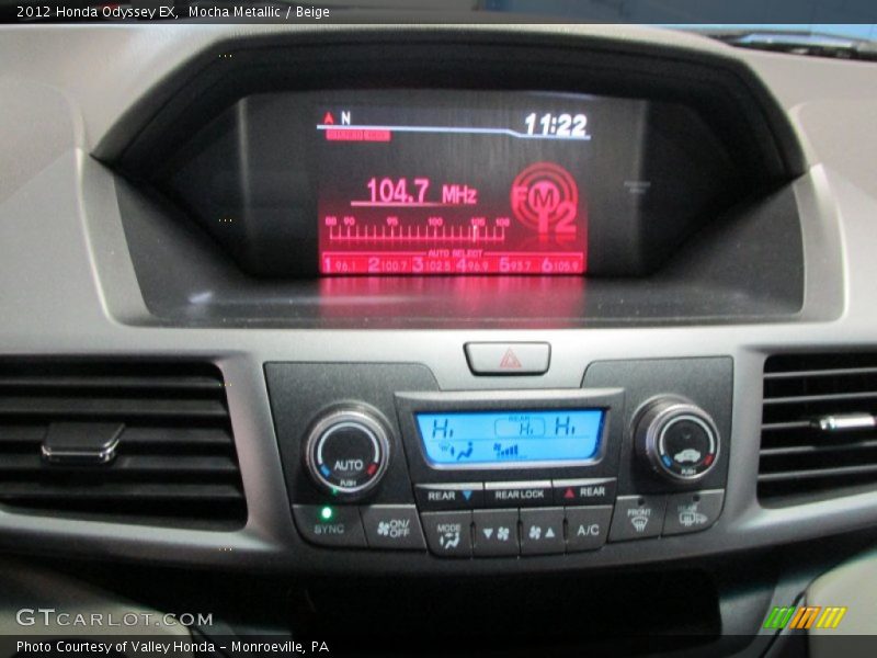 Mocha Metallic / Beige 2012 Honda Odyssey EX
