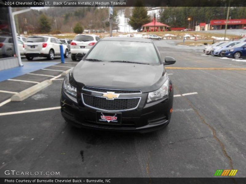 Black Granite Metallic / Medium Titanium 2014 Chevrolet Cruze LT