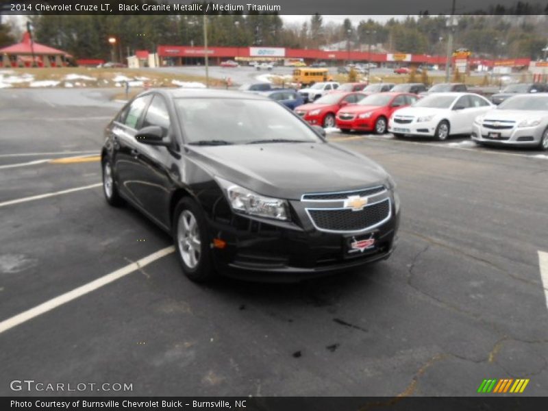 Black Granite Metallic / Medium Titanium 2014 Chevrolet Cruze LT