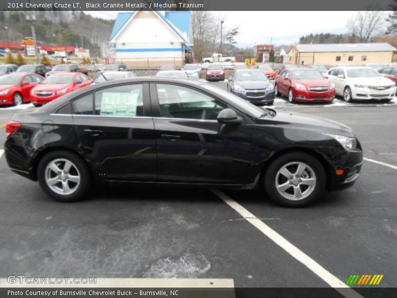 Black Granite Metallic / Medium Titanium 2014 Chevrolet Cruze LT