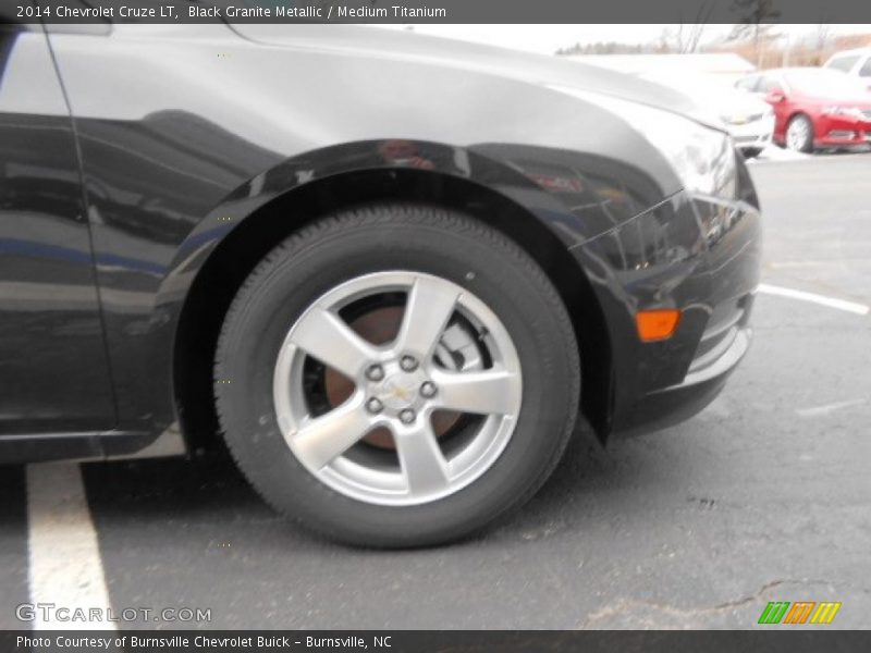 Black Granite Metallic / Medium Titanium 2014 Chevrolet Cruze LT