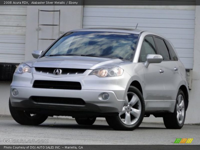 Alabaster Silver Metallic / Ebony 2008 Acura RDX