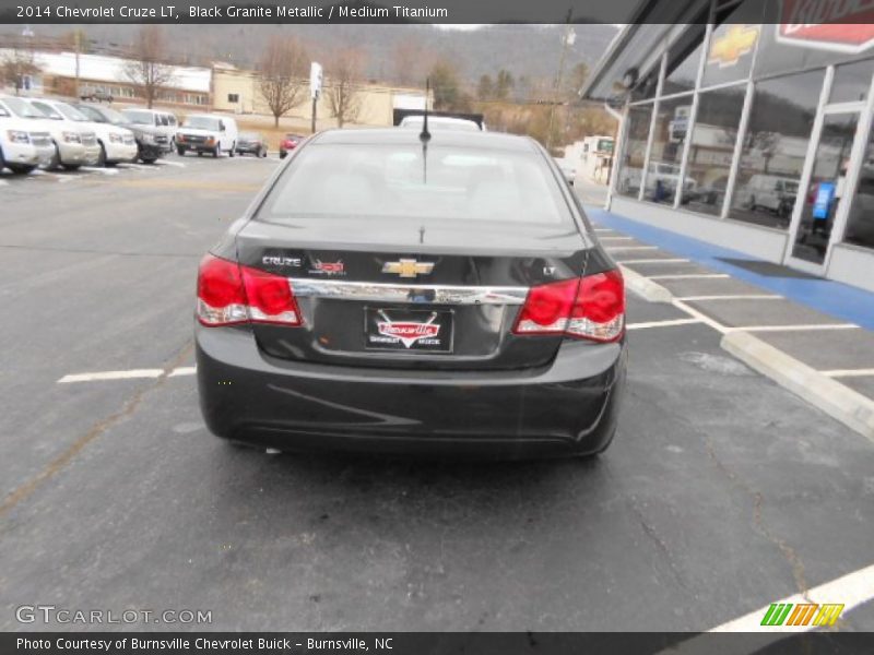 Black Granite Metallic / Medium Titanium 2014 Chevrolet Cruze LT