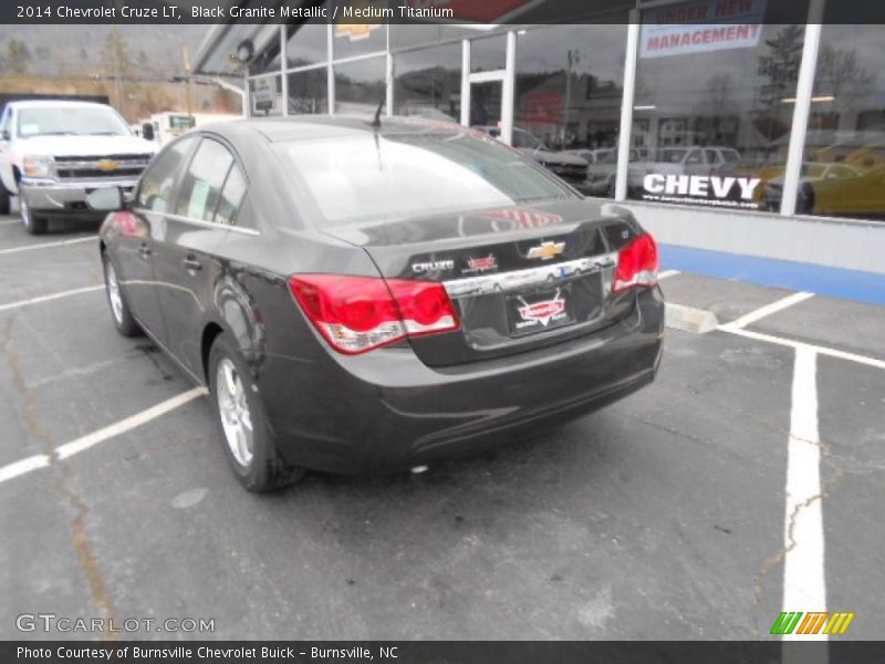 Black Granite Metallic / Medium Titanium 2014 Chevrolet Cruze LT