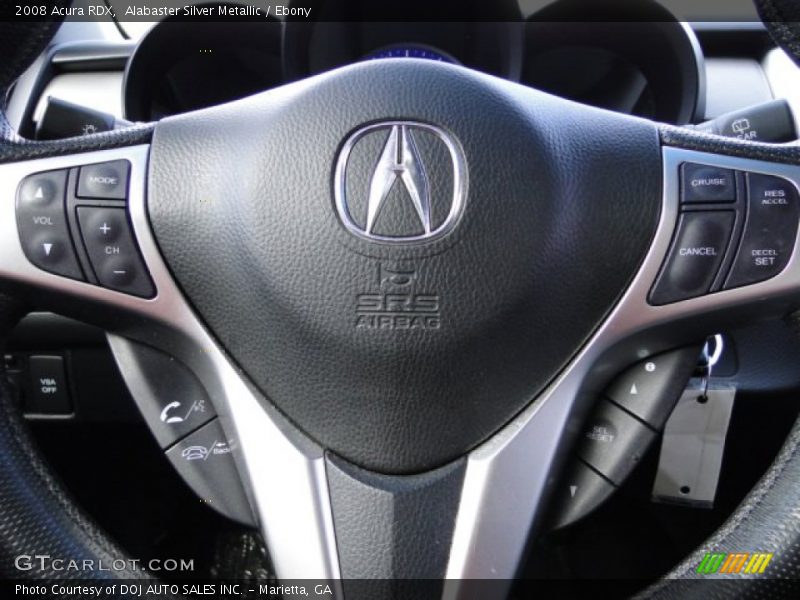 Alabaster Silver Metallic / Ebony 2008 Acura RDX