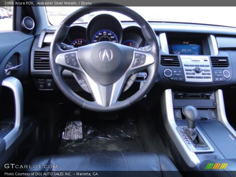 Alabaster Silver Metallic / Ebony 2008 Acura RDX